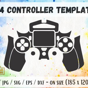 PS4 Controller Skin Template Cutting Template Svg, Eps, Jpg, Dxf, Png ...