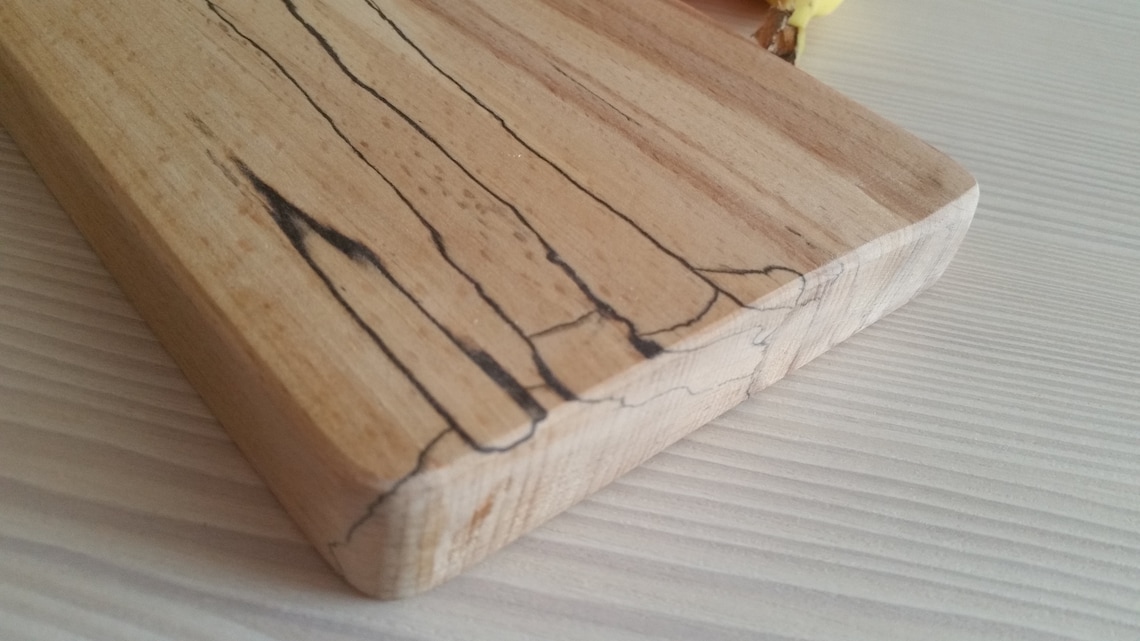 Beech Wood Board/Spalted Beech chopping/serving board natural Etsy