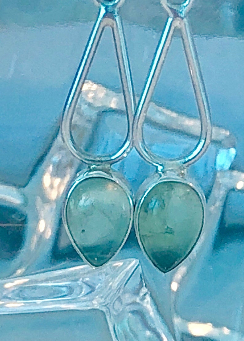 Beautiful Prehnite Earrings