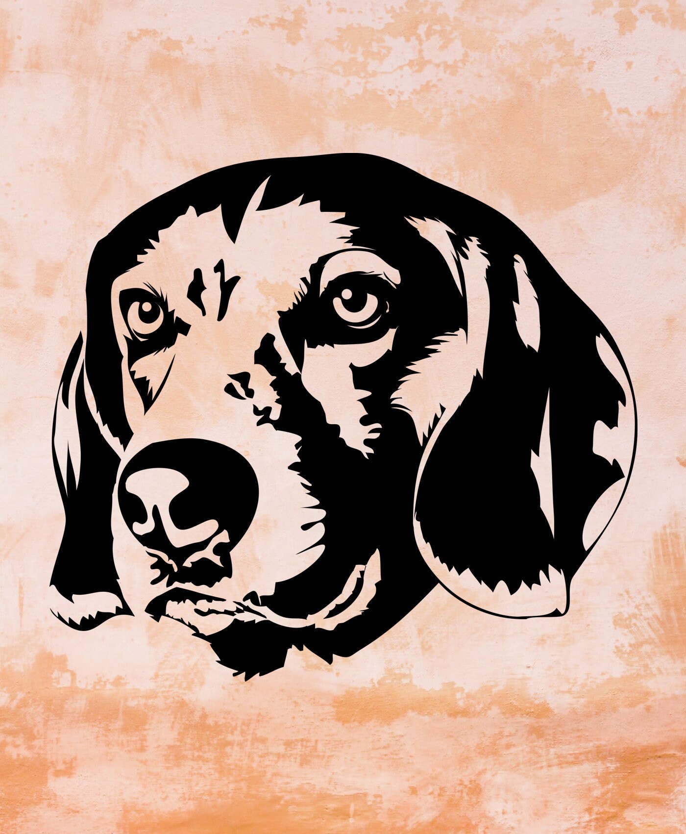 Beagle SVG Clipart Silhouette for Cricut PNG EPS dxf pdf Etsy