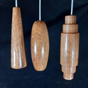 Bathroom Light Pull - Stylish Oak from Reclaimed Whisky Barrel Wood, Eco Rustic Decor