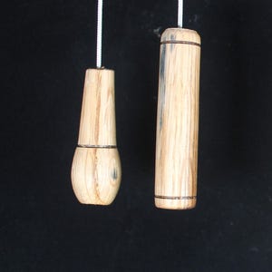 Bathroom Light Pull - Stylish Oak from Reclaimed Whisky Barrel Wood, Eco Rustic Decor