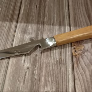 Handcrafted Cocktail Knife: Whiskey Barrel Handle, Bar Tool Gift