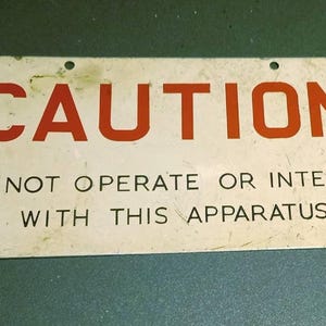 Warning sign