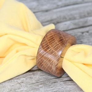 Whiskey Barrel Oak Scout Woggle - Eco Friendly Neckerchief Slide