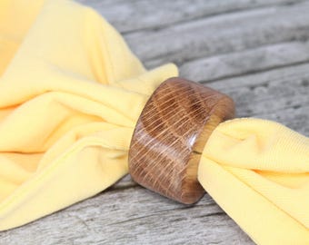 Whiskey Barrel Oak Scout Woggle - Eco Friendly Neckerchief Slide