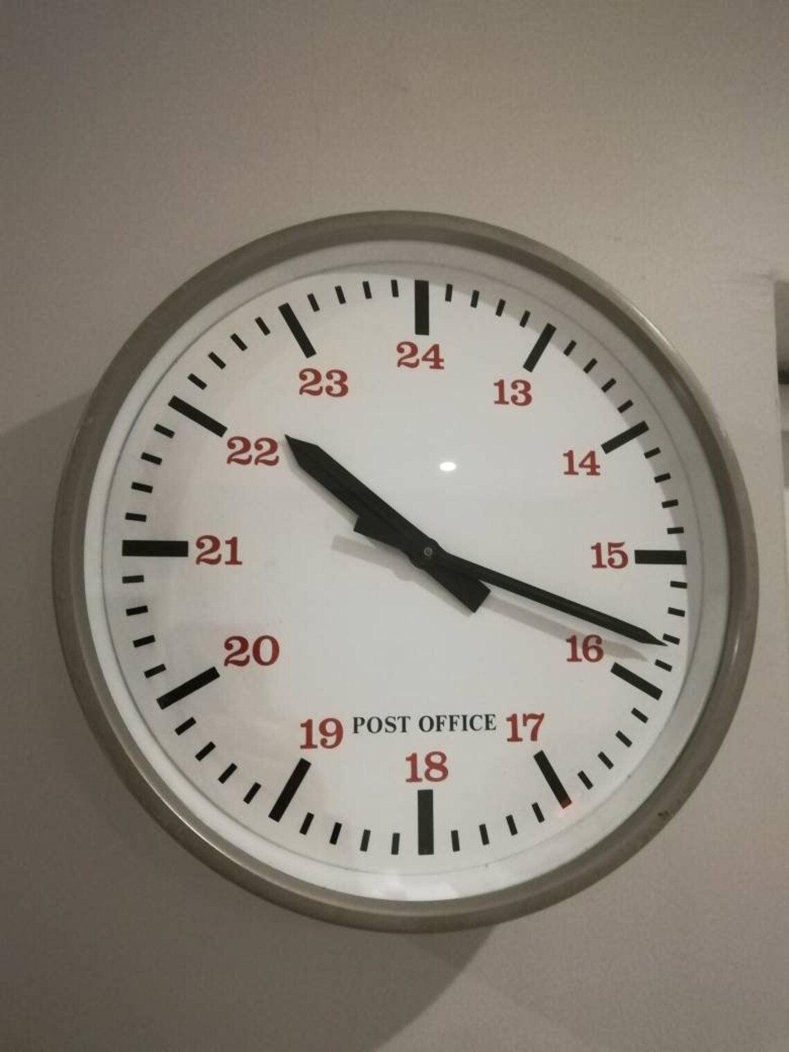 Vintage Post Office Wall clock Etsy