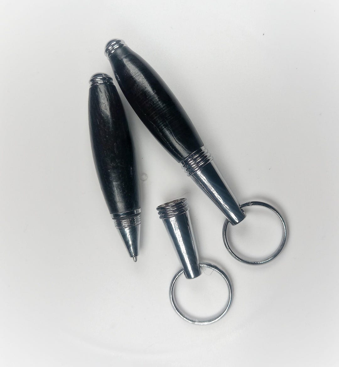 Bog Key Rings Irish Bog Oak Pen Keychain, Removable Key Pen, Historic Dark Wood EDC ...