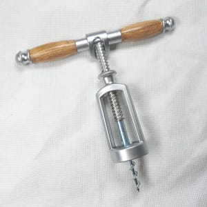 Oak Handle Corkscrew Made from Old Bushmills Irish Whiskey Barrels – Unique Handmade Wine Opener, Eco Friendly Barware Gift
