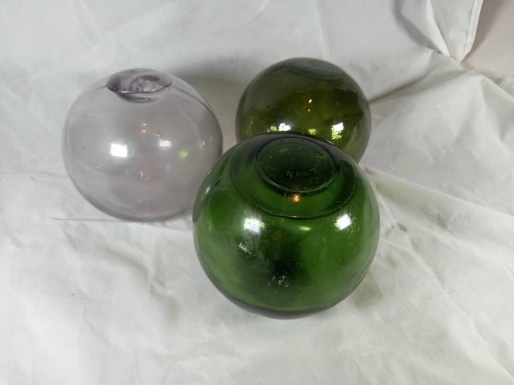 Hand Blown Glass Fishing Floats Etsy