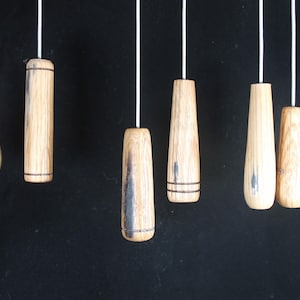 Bathroom Light Pull - Stylish Oak from Reclaimed Whisky Barrel Wood, Eco Rustic Decor