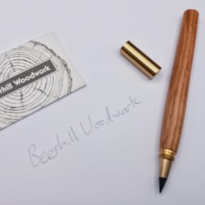 Whiskey Barrel Oak Infinity Pencil | Unique Golf Gift