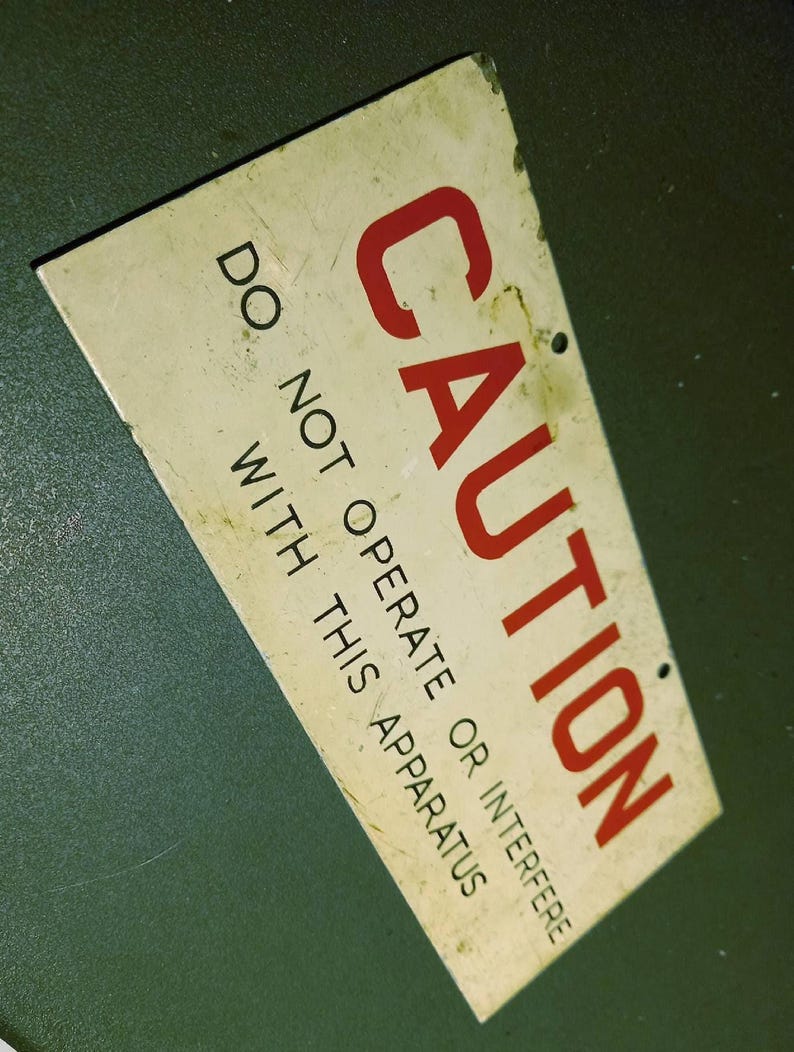 Warning sign