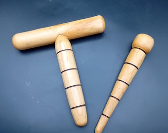 Garden Dibber Tool | Hand-Turned Oak or Beech Planting Dibber for Gardeners