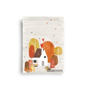 kaart 'happy home herfst'