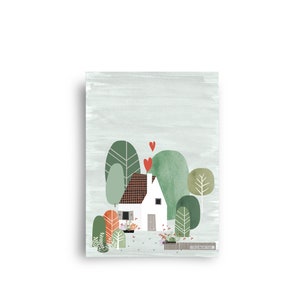 kaart 'happy home'