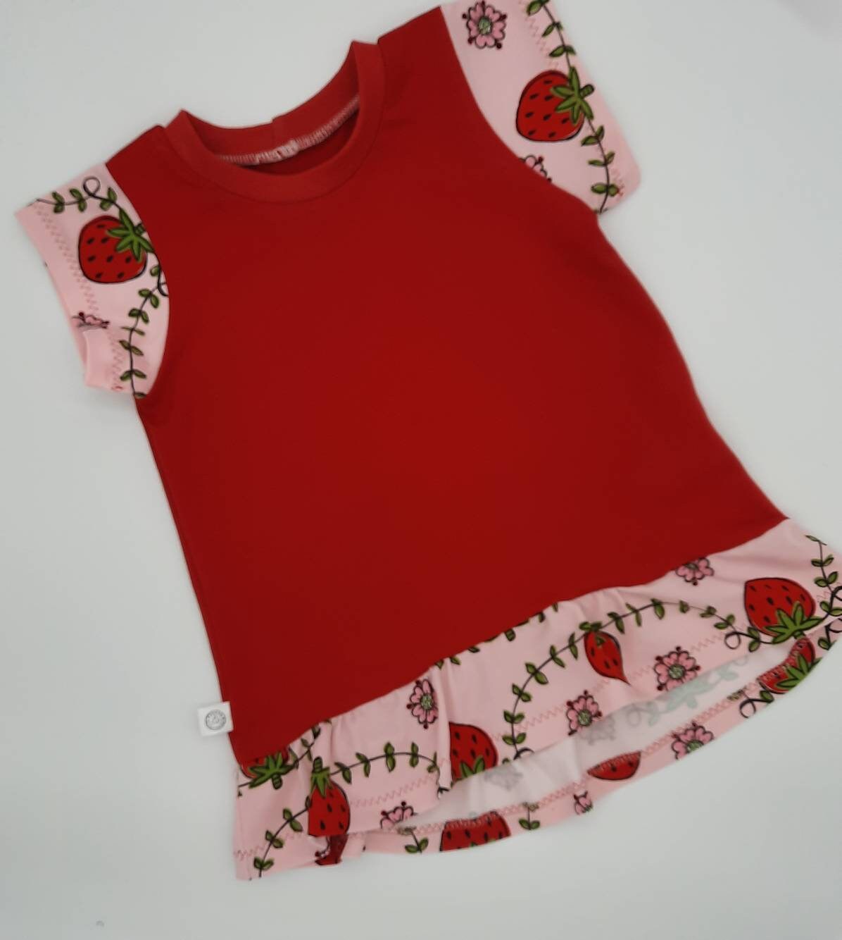T-shirt Noir à Volants Beckaro Fille 13-14 Ans (taille 158 Cm) - Manches Longues - 93% Coton - Neuf Avec étiquette