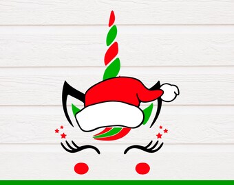 Download Christmas unicorn | Etsy