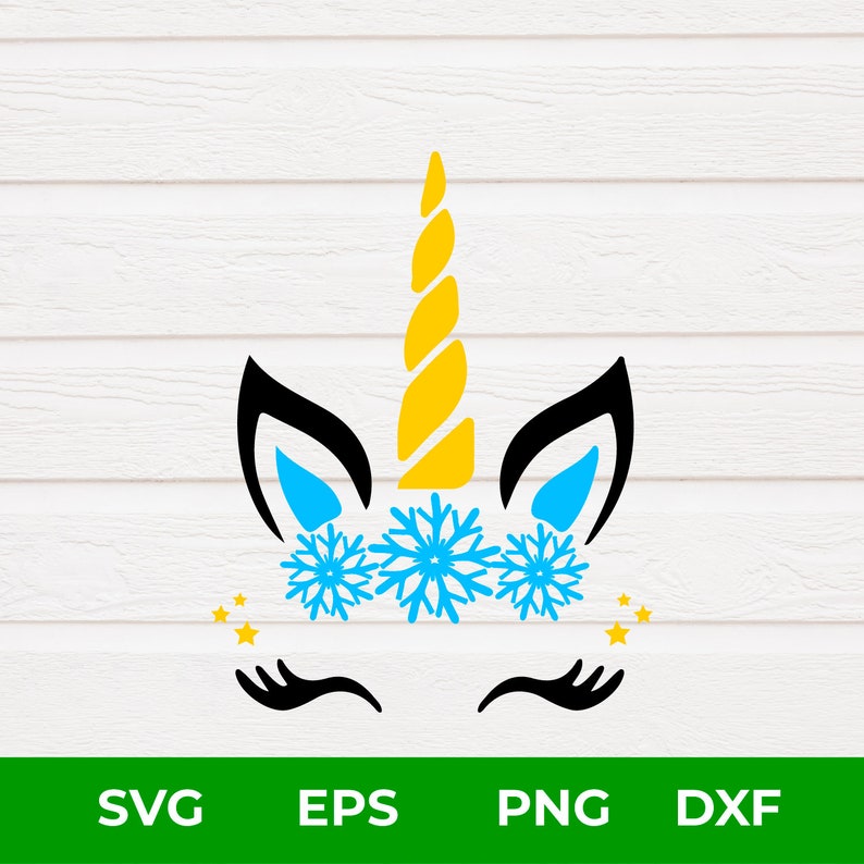 Download Christmas Unicorn Svg Winter Unicorn svg Snow unicorn Svg | Etsy