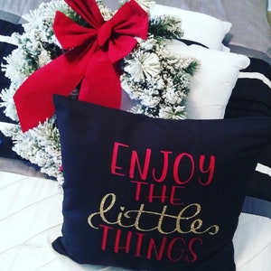 Customized Inspirational Phrase Decorative Pillow