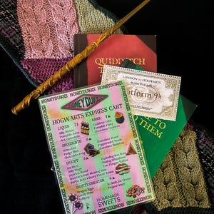 Honeydukes Hogwarts Express Cart Menu
