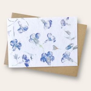 Cartes florales honnêtes - Cartes pour toutes les occasions - Cartes de correspondance florales - Cadeau pour elle - Fait main et intérieur vierge