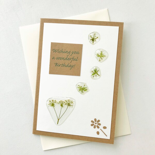 Flower Birthday Card Etsy UK