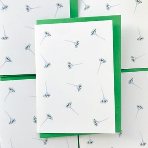 Blank cards pack of 5, various designs - Handmade stationery - Gift for her - Correspondence gift