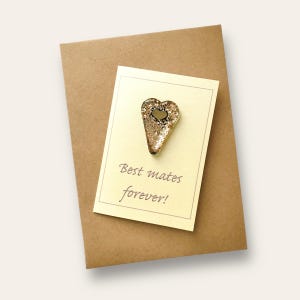Mini-cartes avec des souvenirs amovibles en résine - Cadeau pour elle - Cadeau fait main unique en son genre - Intérieur vierge