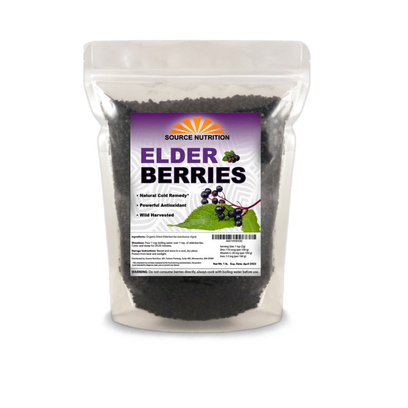 Dried Elderberries 1 lb Whole European Elderberry Etsy