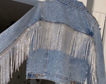 bling denim jacket