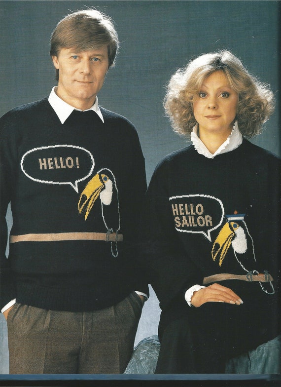 Knitting Pattern Wit Knits Toucan Play Ugly 80s Sweater Knitting Pattern Wit Knits Toucan Play Ugly 80s Sweater
