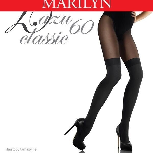 Tights- mock suspender stockings imitation- Marilyn " ZAZU CLASSIC" 60/20 denier