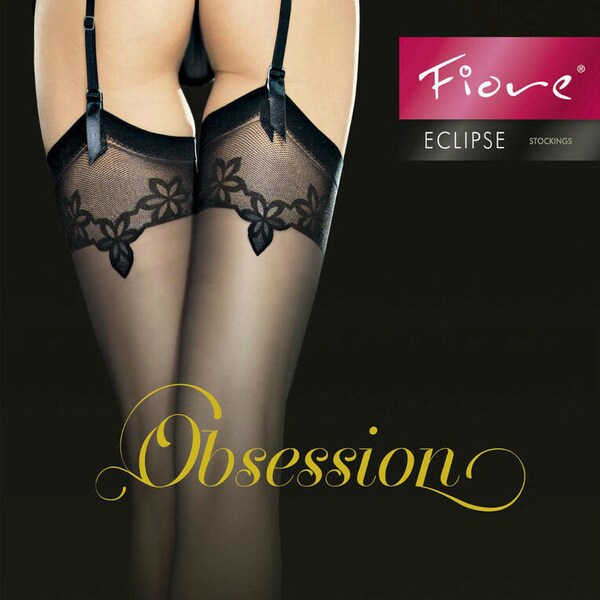 Exclusive Stockings by Fiore ,Designer Patterned 20 Denier ECLIPSE