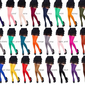 Opaque Stockings 40Denier Plain Top, 24Fashionable Colours,Sizes S-XL Sentelegri zdjęcie 1