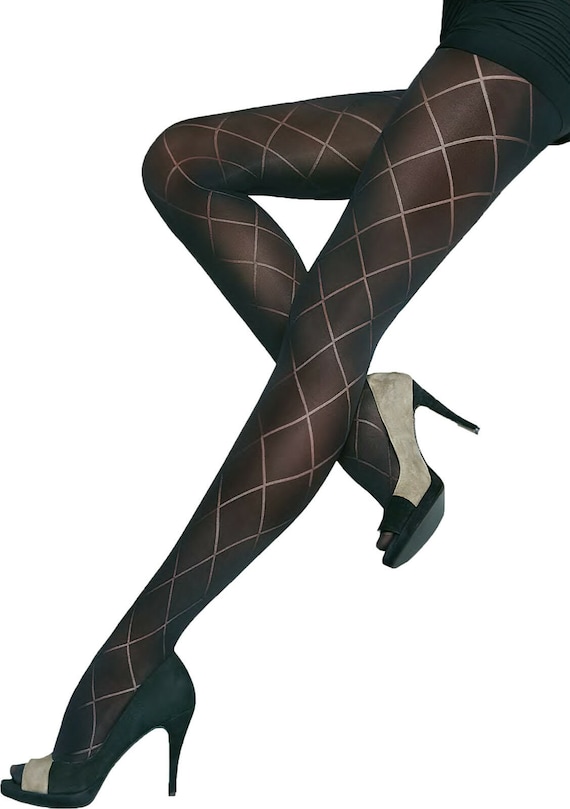 Mega Beautiful Semi Opaque Patterned Tights 40 Denier by Sentelegri -   UK