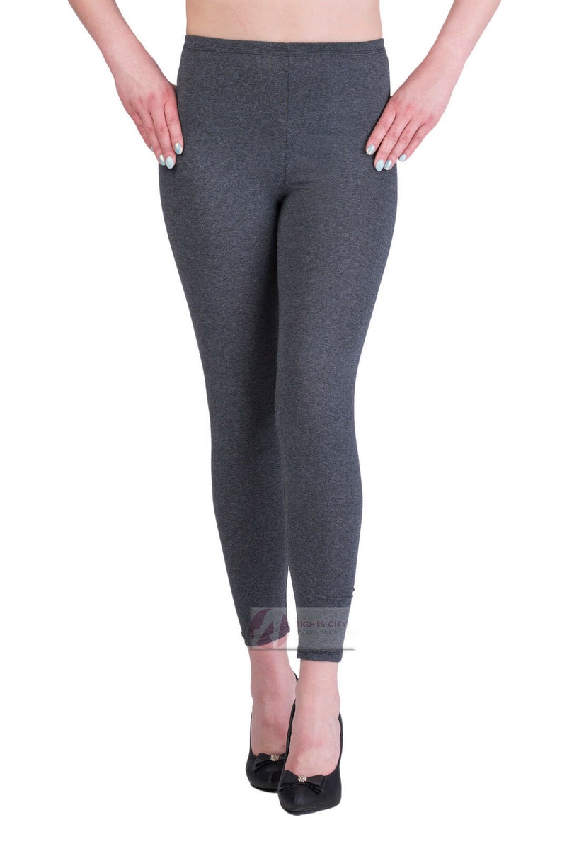 Womens Cotton Leggings Full Length Plus Sizes 8 10 12 14 16 18 Etsy UK
