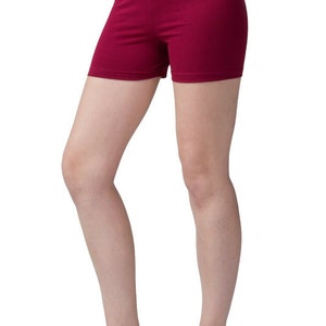 Womens Super Soft Cotton Shorts Elastic Stretch Yoga Sport Knickers S2N7