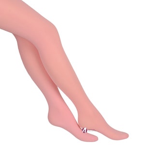 Opaque Tights choose from 26 Fashionable Colours 40 denier by Sentelegri, Sizes S-XL Light pink