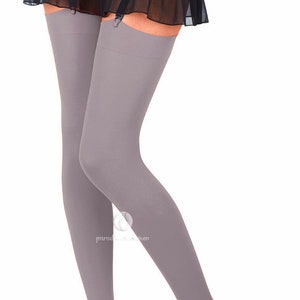 Opaque Stockings 40Denier Plain Top, 24Fashionable Colours,Sizes S-XL Sentelegri Macchiato