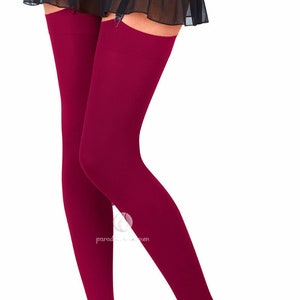 Opaque Stockings 40Denier Plain Top, 24Fashionable Colours,Sizes S-XL Sentelegri Fuxia