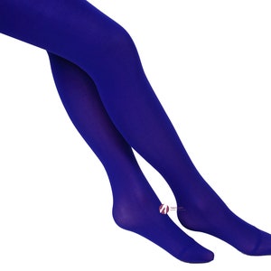 Collants opaques au choix parmi 26 couleurs tendance, 40 deniers Sentelegri, tailles S-XL Royal Blue