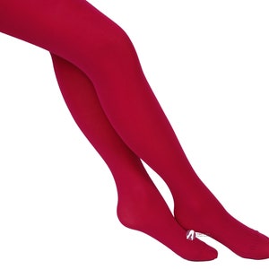 Opaque Tights choose from 26 Fashionable Colours 40 denier by Sentelegri, Sizes S-XL Fuxia