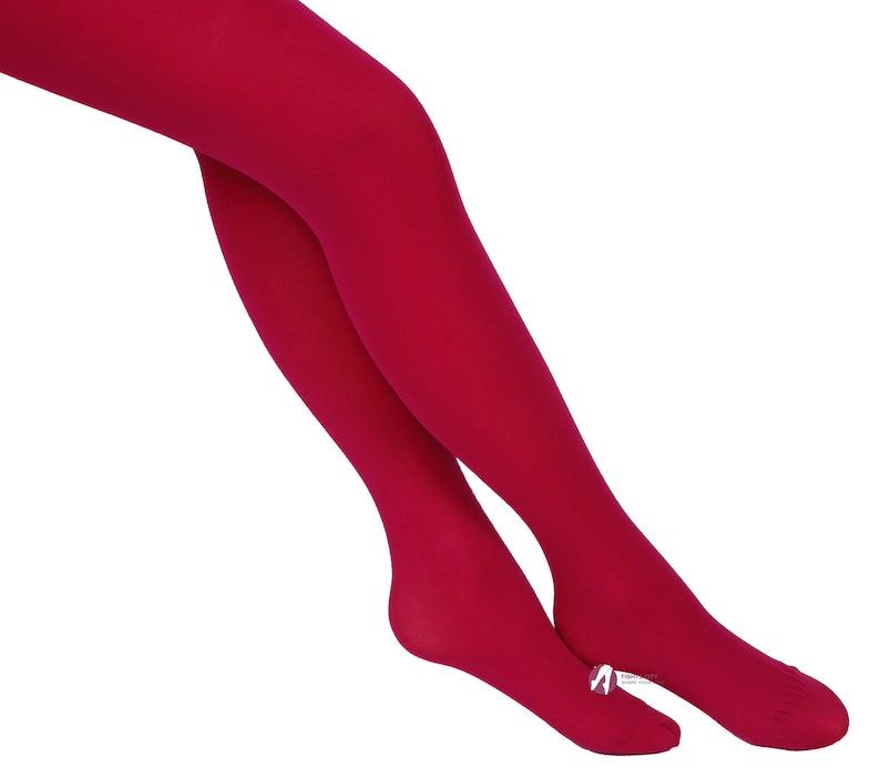 Opaque Tights choose from 26 Fashionable Colours 40 denier by Sentelegri, Sizes S-XL Fuxia