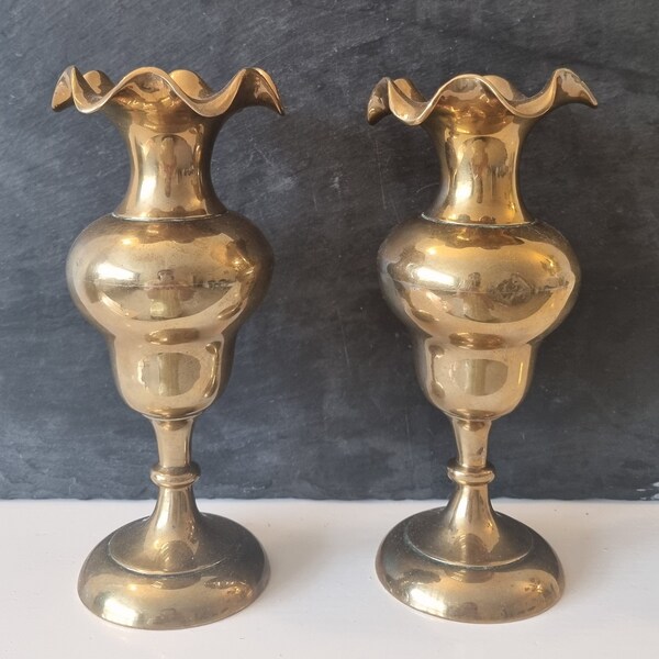 Brass Vase Etsy UK