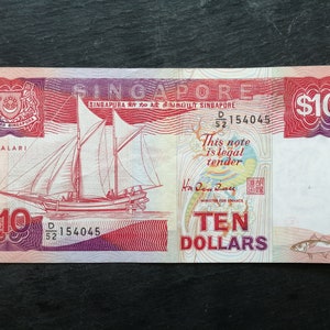 1988 Singaporean Ten Dollars