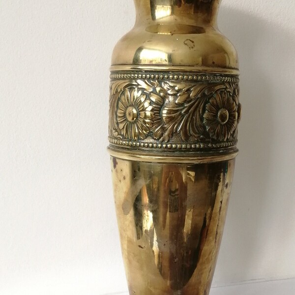 Large Brass Vase Etsy UK