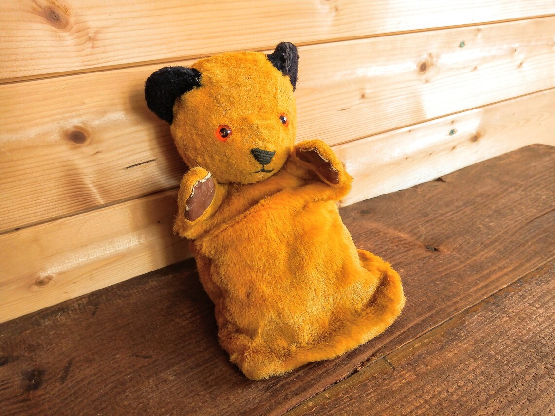 RARE Vintage Sooty Hand Puppet. 50/60's Collectable Soft | Etsy