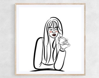 Custom Hand-Drawn Bad Portrait Illustration, Funny (Digital Download), Halloween, Thanksgiving Gift