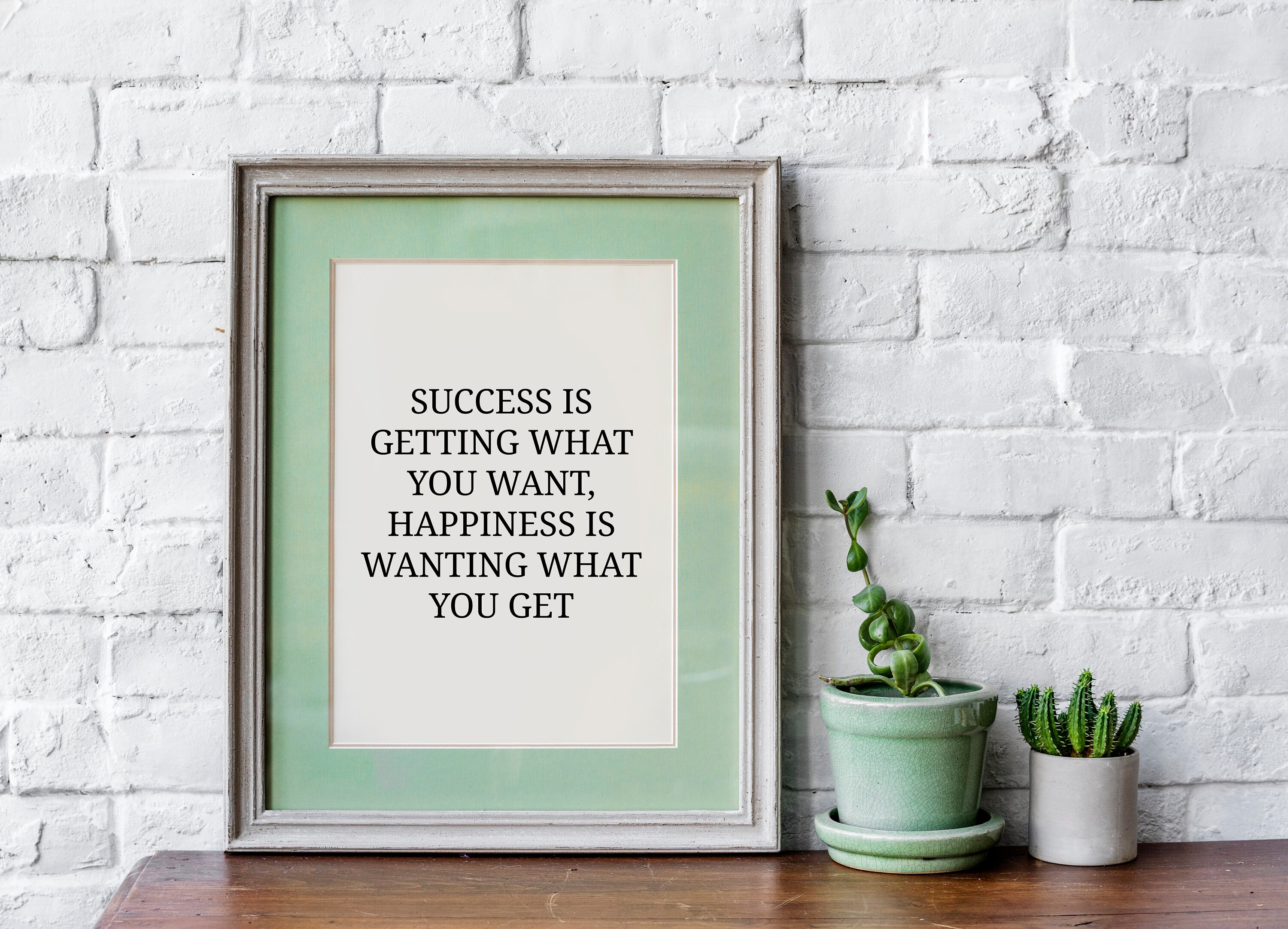 Success Happiness Inspirational Quote Motivational Poster | Etsy